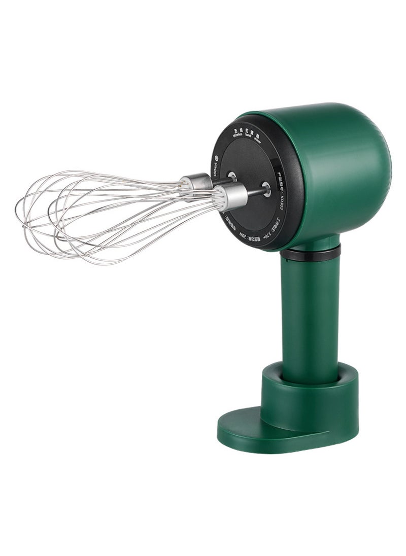 Generic - Automatic Electric Egg Beater Handheld Mixer dark green - Image 1