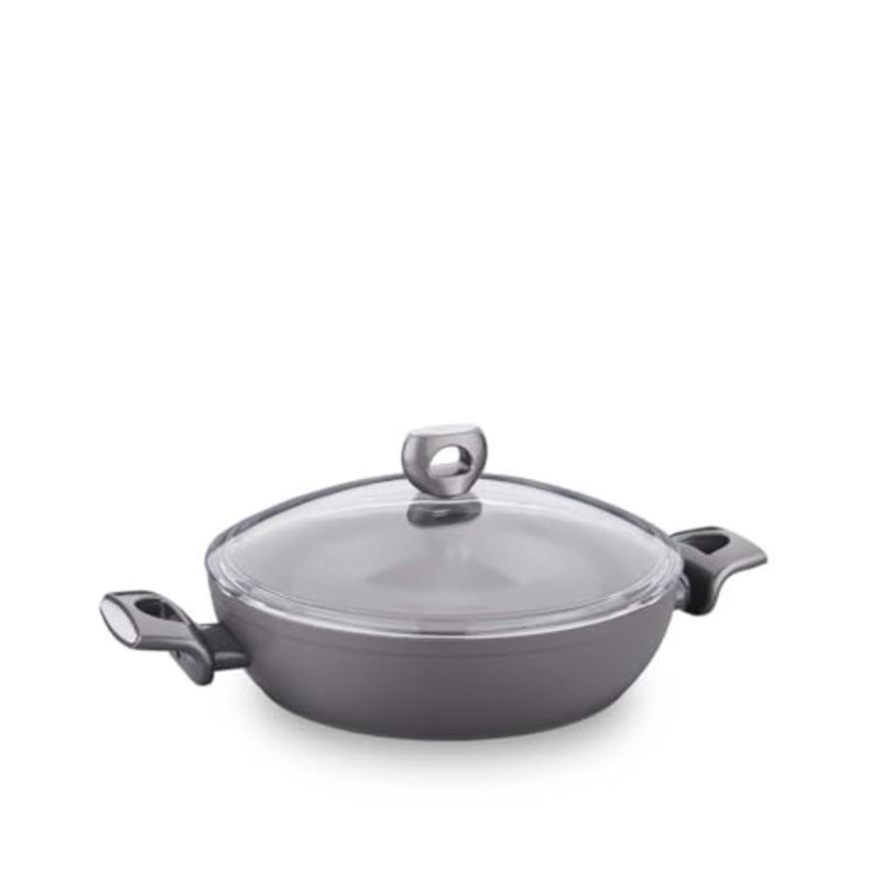 Nora Ceramic Low Casserole 24X5.8 cm/ 2.2 L High-heat-resistant Ceramic Coating Non-stick Cooking Pot - KA3933 - Image 1