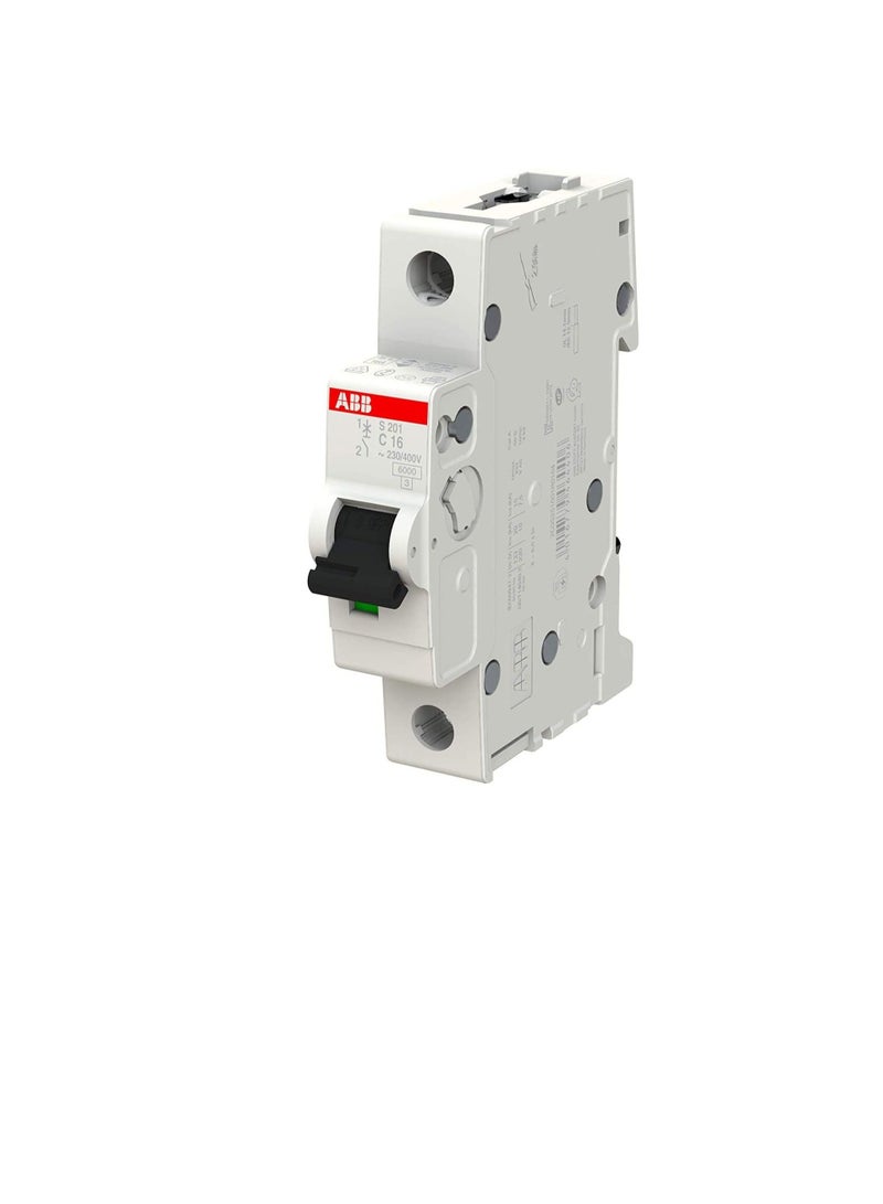 ABB Miniature Circuit Breakers MCB | SH201 Series 6kA Single Pole Breaker | Made in Germany (16A MCB) - Image 2