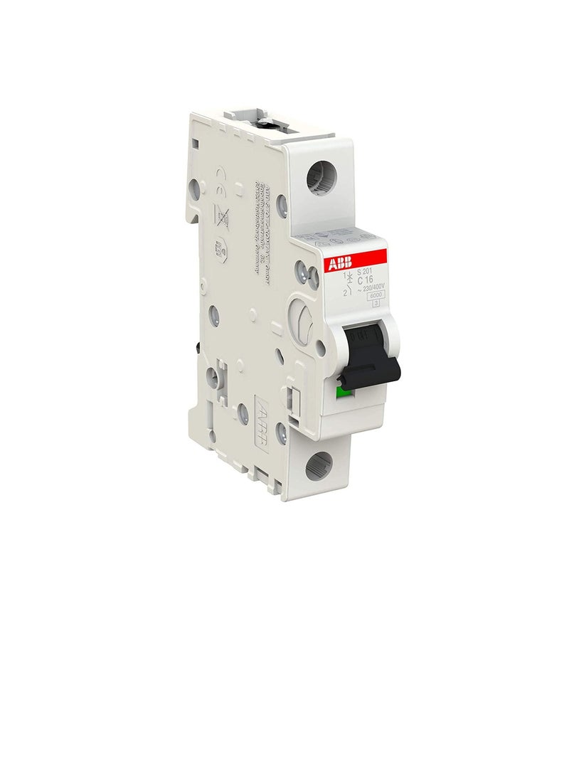 ABB Miniature Circuit Breakers MCB | SH201 Series 6kA Single Pole Breaker | Made in Germany (16A MCB) - Image 3