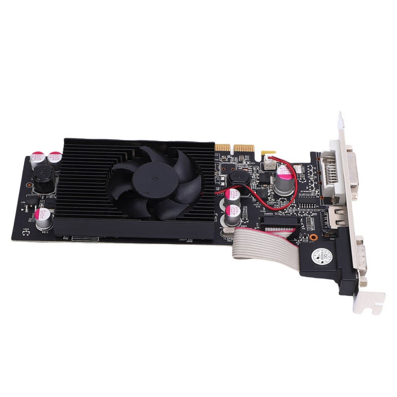 بطاقة رسوميات GT 610 بسعة 1 جيجابايت من نوع GDDR3 بتصميم نصف الارتفاع - بطاقة فيديو بتبريد فائق الهدوء منخفضة البروفايل لأجهزة HTPC وأجهزة الكمبيوتر المكتبية الصغيرة والألعاب - Image 5