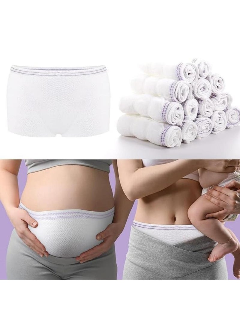 DUNISO 8 Counts Mesh Postpartum Underwear Disposable Panties, Women High Waist C Section Maternity Postpartum Panties, Soft, Stretchy, Breathable, Suit For Delivery, Surgical - Image 5