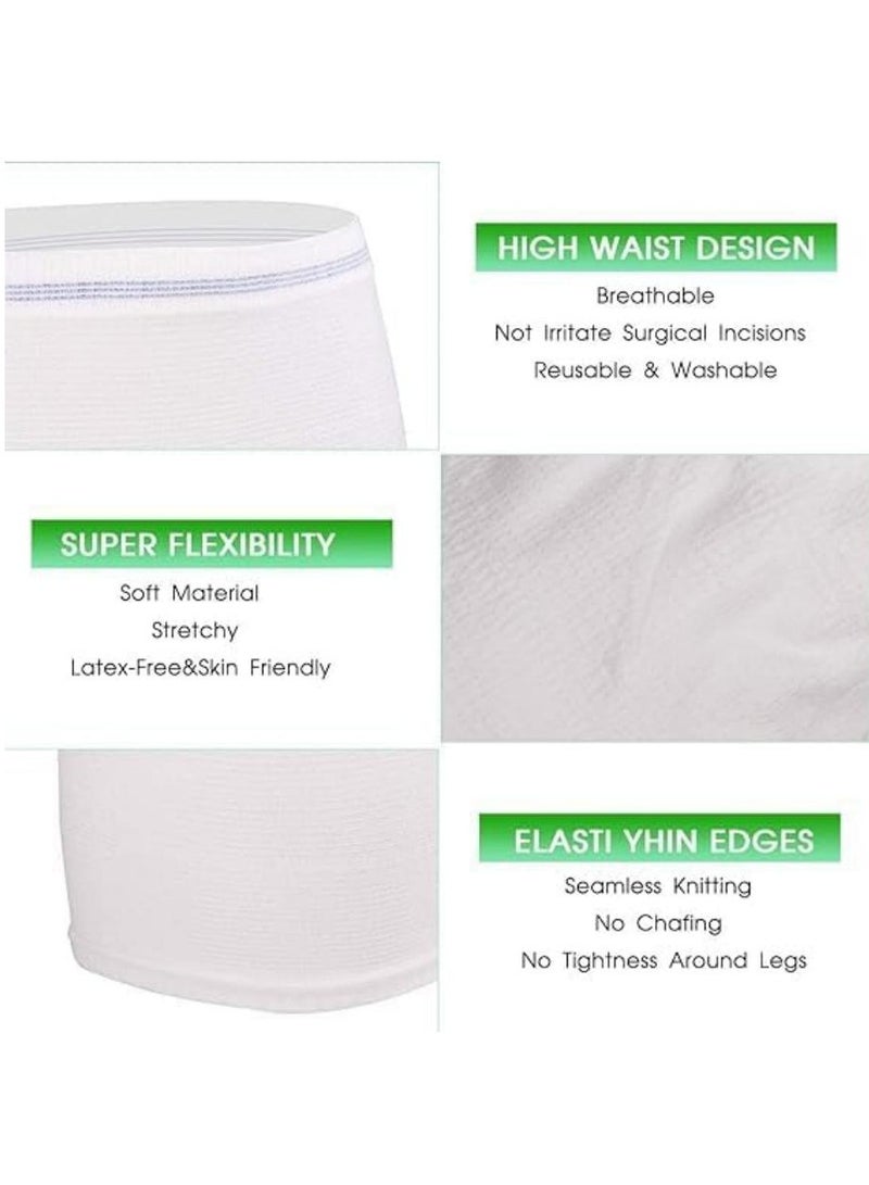 DUNISO 8 Counts Mesh Postpartum Underwear Disposable Panties, Women High Waist C Section Maternity Postpartum Panties, Soft, Stretchy, Breathable, Suit For Delivery, Surgical - Image 2