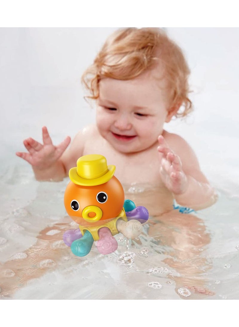 KASTWAVE Fine Motor Skills Octopus Baby Toy 18 Months, Press  Sound Activity Toy Fidget Sensory Toys Toddler Montessori Toys  , Learning Interactive Toys, Airplane Travel Toys for Babies - Image 4