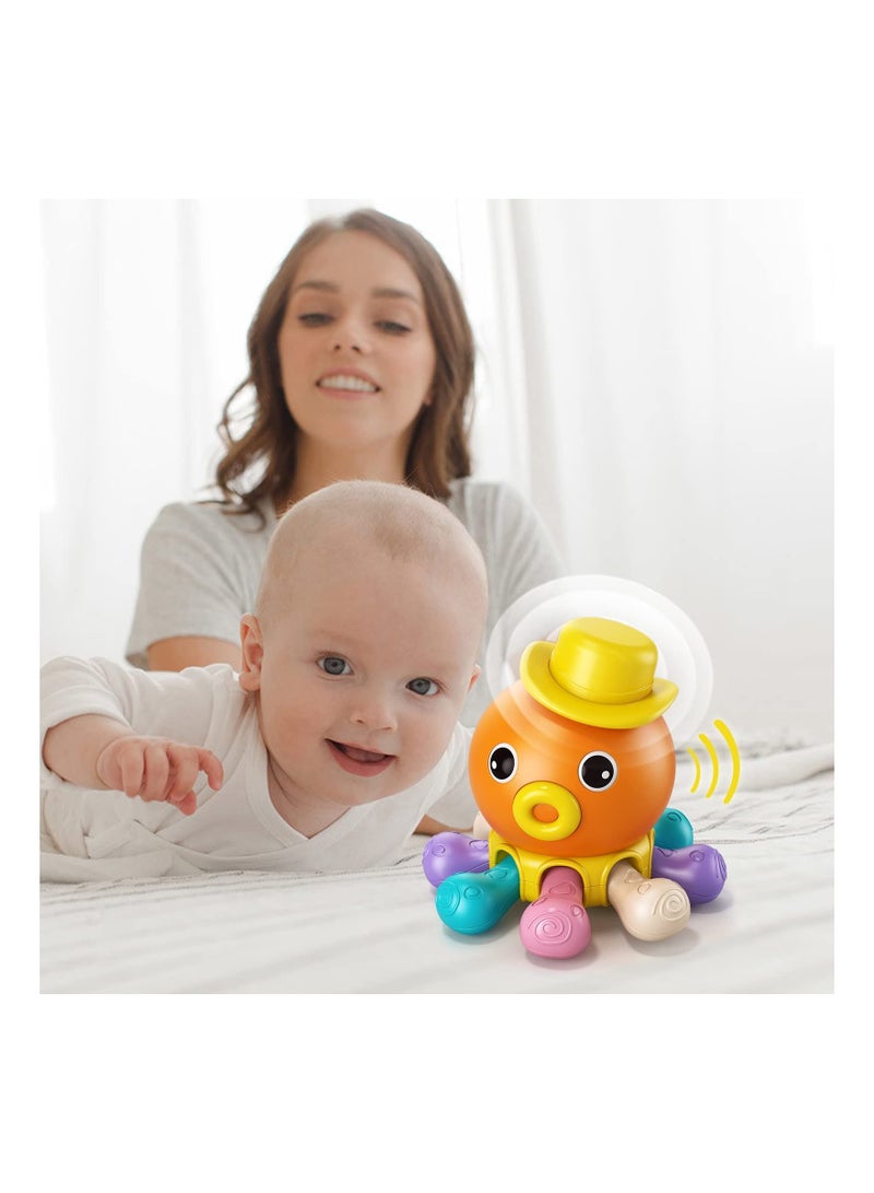 KASTWAVE Fine Motor Skills Octopus Baby Toy 18 Months, Press  Sound Activity Toy Fidget Sensory Toys Toddler Montessori Toys  , Learning Interactive Toys, Airplane Travel Toys for Babies - Image 2