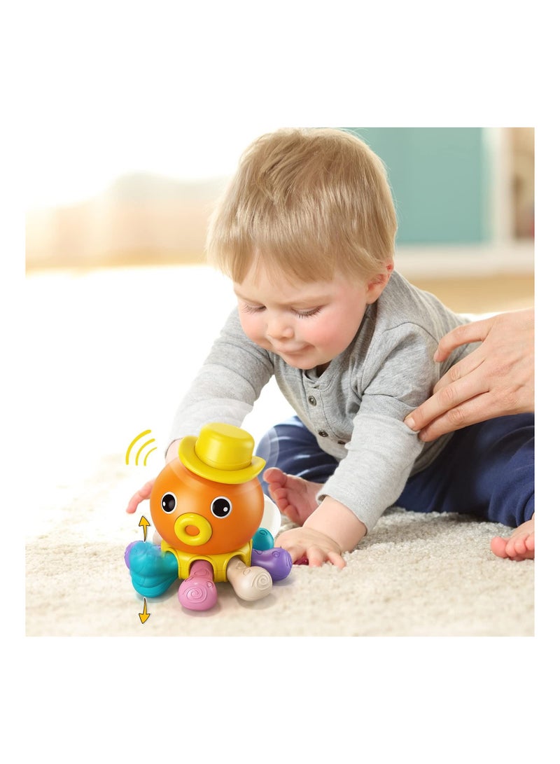 KASTWAVE Fine Motor Skills Octopus Baby Toy 18 Months, Press  Sound Activity Toy Fidget Sensory Toys Toddler Montessori Toys  , Learning Interactive Toys, Airplane Travel Toys for Babies - Image 5