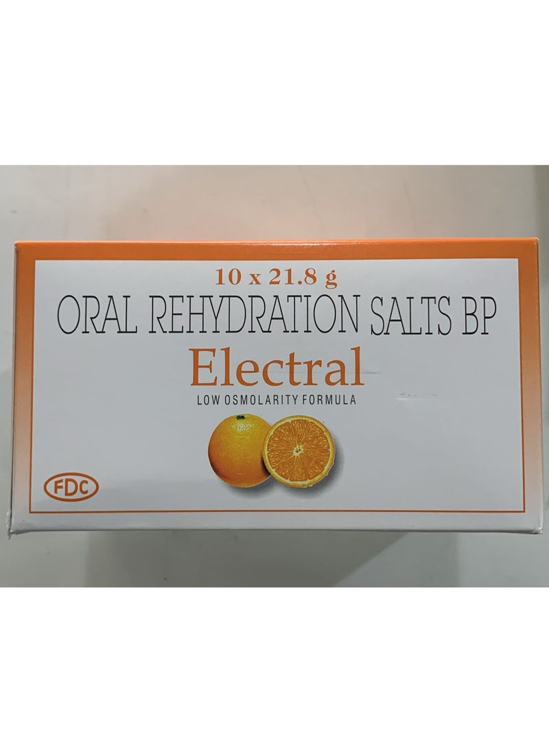 O.R.S - ORS Electral Oral Rehydration Salts BP Sachests 10x21.8gm - Image 1