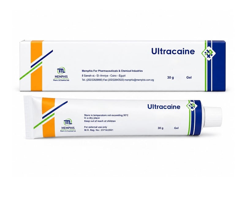 MEMPHIS Ultracaine 5%  Gel 30 gram Original - Image 2