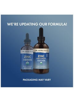 Dr. Mercola Zinc liquid drops 15 mg per serving, dietary supplement 3.88 fl. oz. (115 ml)  - Image 3