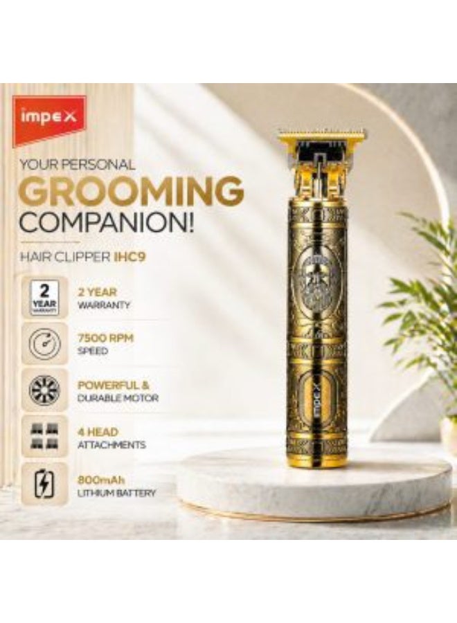Impex IHC9 Professional Hair Clipper With Sharp T-Blade Trimmer - Image 2