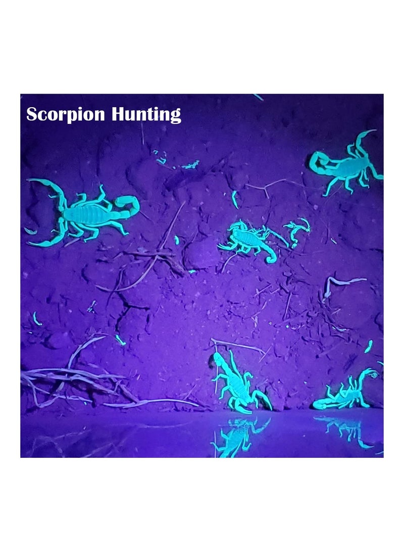 UV Flashlight Powerful Large 100 LED Black Light Flashlight Super Bright Blacklight Flashlight UV Light Pet Urine Detector Light Use for Dog Cat Urine Detection Scorpions Resin Curing - Image 5