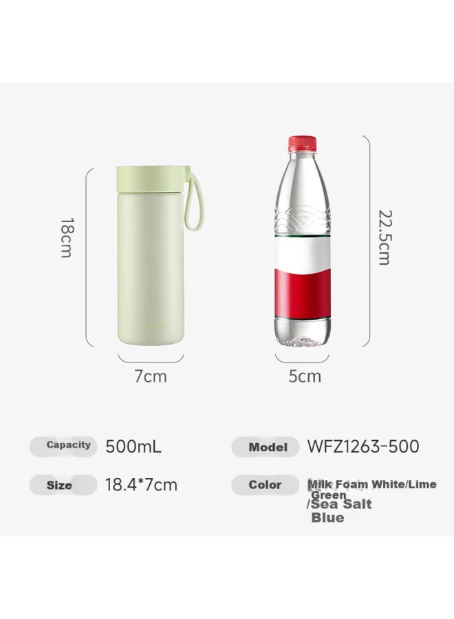 Fuguang Xinran Series Insulated Mug, 316 Stainless Steel Water Bottle, Student Thermos Cup For Men And Women, Outdoor Portable Tea Infuser Cup
