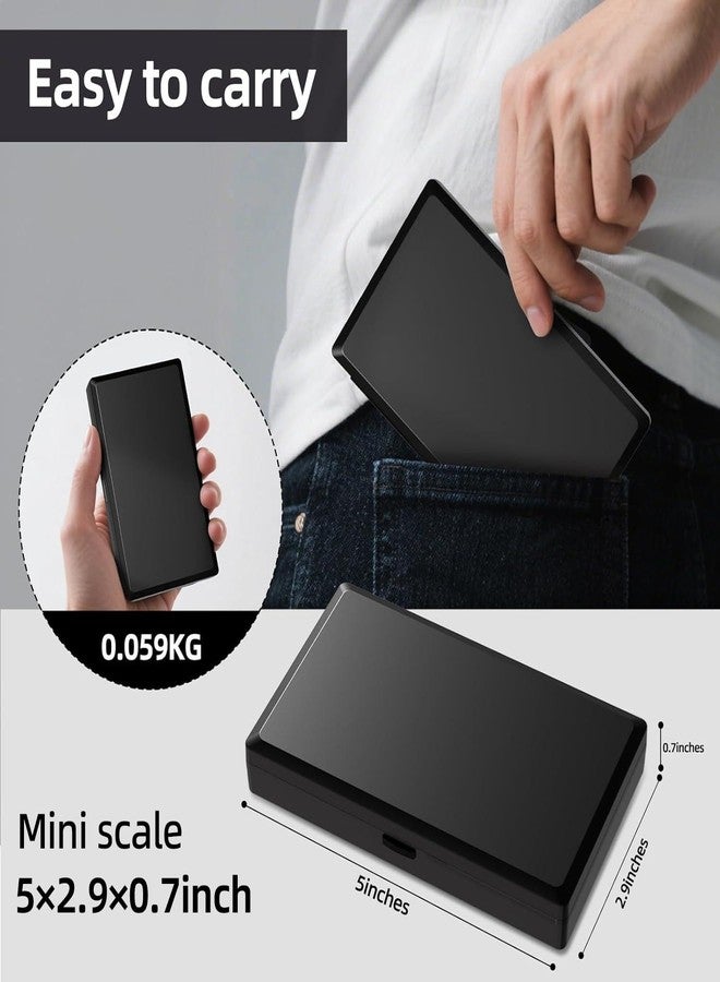 Yoncon Gram Scale- 500g Ultra-Precise Digital Scale 0.01 Gram Accuracy for Jewelry, Diamonds, Gold & Silver, Portable Pocket Scale with LCD Display, Tare Function - Perfect for Jewelers & Collectors - Image 2