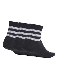 Adidas adidas 3 stripes cushioned sportswear mid cut pair pack unisex ankle socks  - Image 2