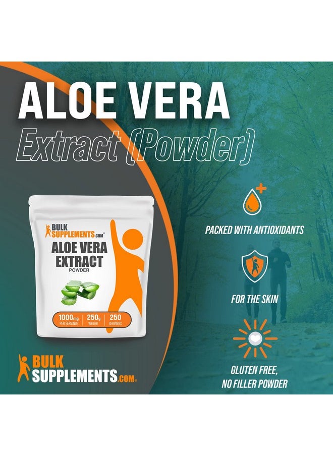 BulkSupplements Com Aloe Vera Extract Powder Herbal Supplement Aloe Vera Powder 1000Mg Of Pure Aloe Vera Extract Per Serving Gluten Free 250 Grams 88 Oz  - Image 3