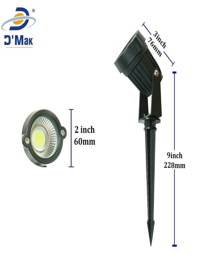 D'Mak DMAK Multi Traders 3W LED Garden Light - Black, Blue,Aluminium Die Cast, IP65 Waterproof, Rustproof Lights for Garden, Parking Area, Malls, - Image 3