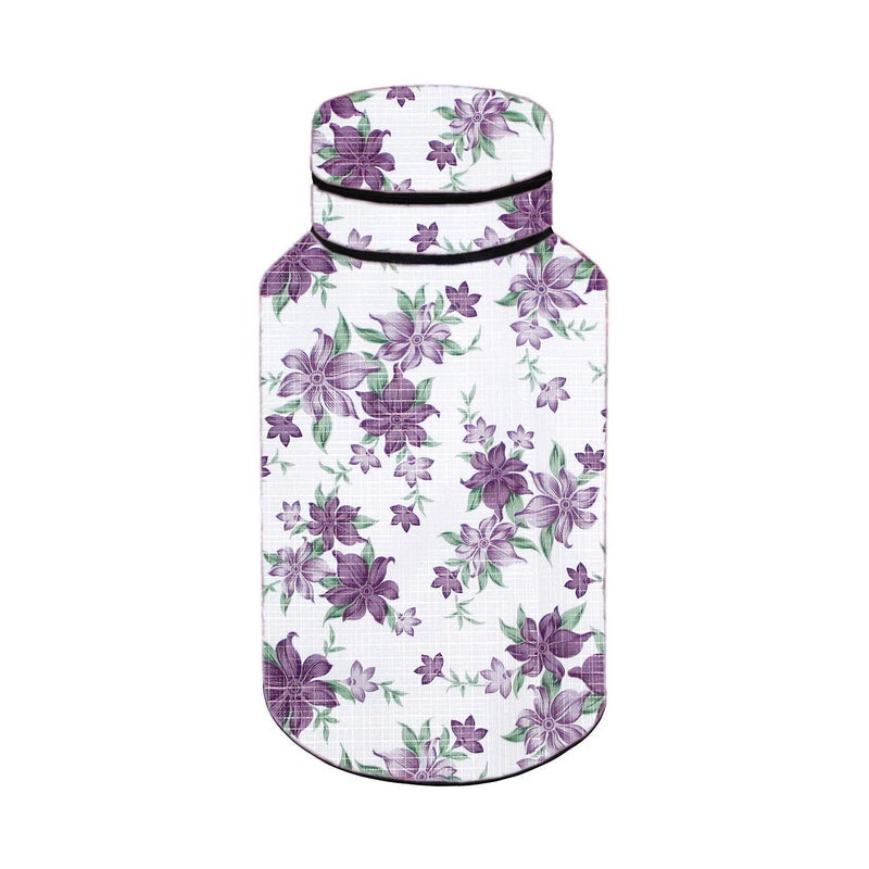 Decorly Furnishing Decorly Furnishing Printed Waterproof and Dustrproof Kitchen Gas Cylinder Cover White_02  - Image 1