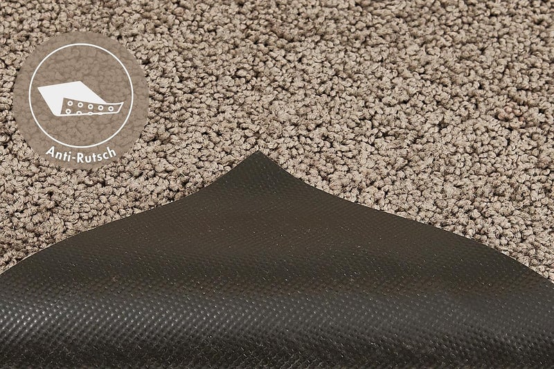 ANDIAMO Verdi Doormat - Dirt Trapper Mat for the House Entrance - Ideal as a Doormat Indoor or as a Doormat in Covered Outdoor Areas - Doormat for Front Door 80 x 120 cm Taupe - Image 5