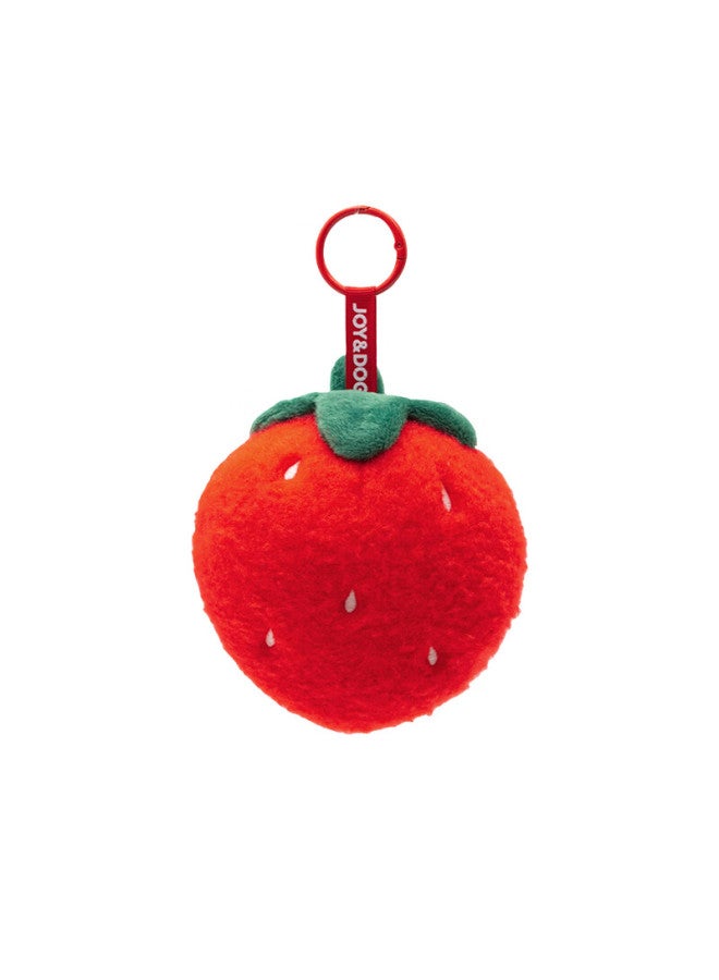 Joy&doga "berry Trouble" Joy Smart Ai Plush Keychain Little Sweet Berry Strawberry Joy Strawberry Dog - Image 3