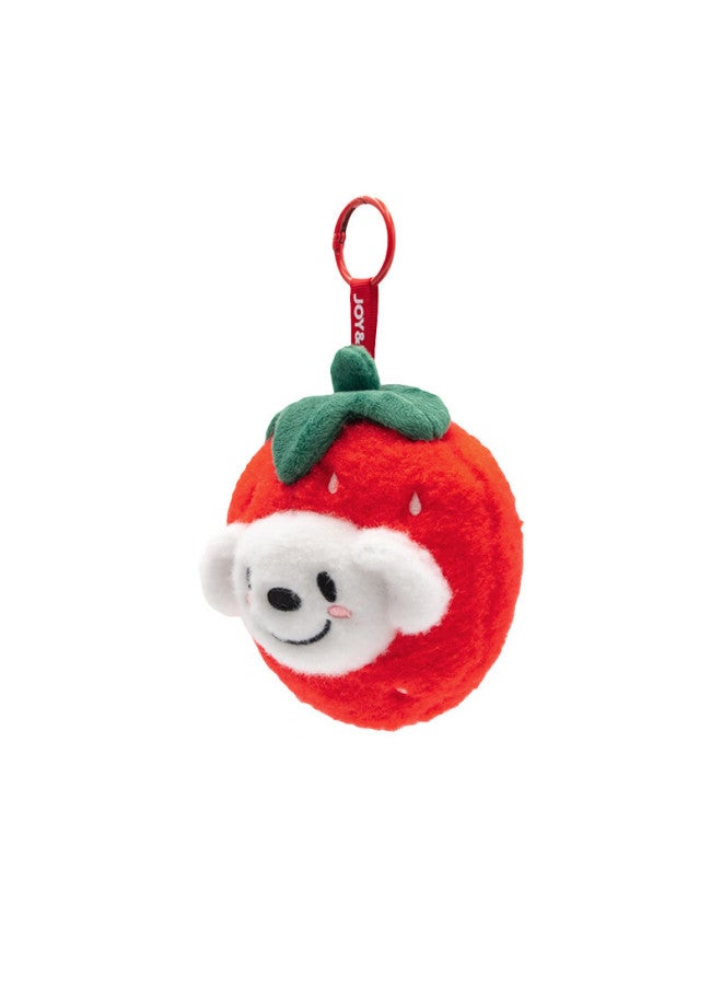 Joy&doga "berry Trouble" Joy Smart Ai Plush Keychain Little Sweet Berry Strawberry Joy Strawberry Dog - Image 2