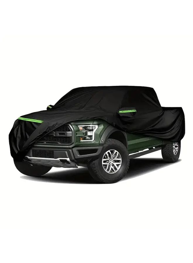 Ultra Durable Oxford Cloth Truck Cover For Dodge Ram 1500 Black All Weather Protection Windproof Buckle Zipper Door Access Dust Rain Snow Resistant Breathable Fading Resistant Exterior Car Cover Easy Installation - Image 3