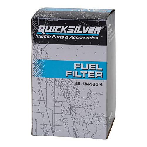 Quicksilver كويك سيلفر من ميركوري مارين 18458Q4 مجموعة فلتر وقود فاصل الماء مع مستشعر تحذير الماء الأزرق - Image 5