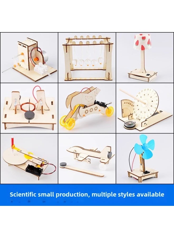 Generic - Science Small Experiment Suit Science And Technology Production Invention Diy Homemade Materials Primary School Students' Puzzle Science And Education Manual-Specifications:Thinking Development Series B 10 Sets - Image 1