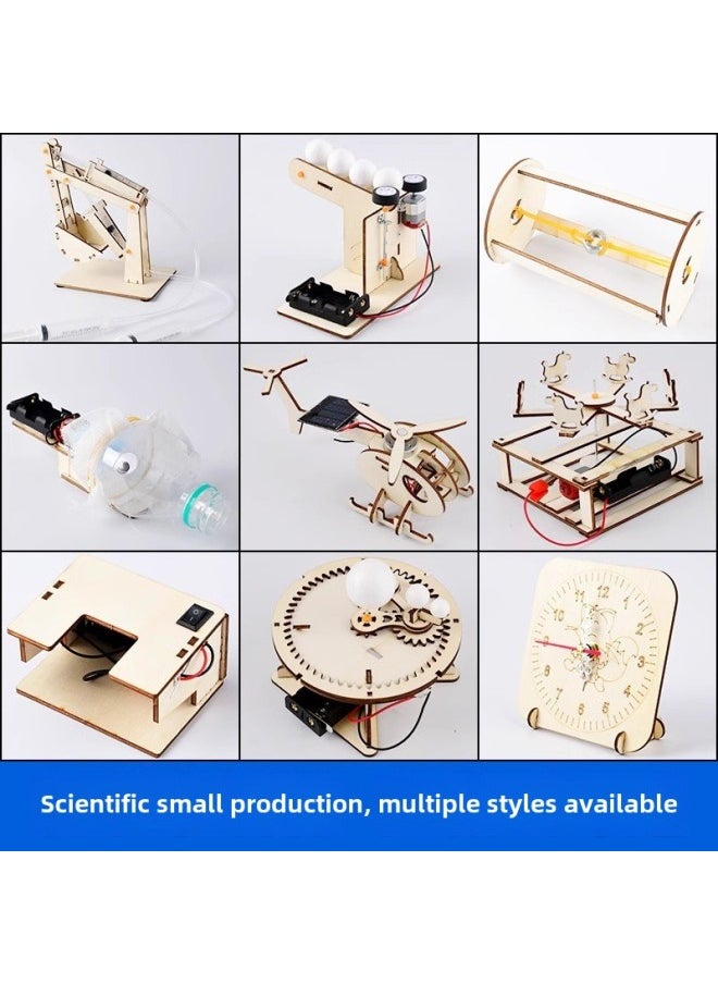 Generic - Science Small Experiment Suit Science And Technology Production Invention Diy Homemade Materials Primary School Students' Puzzle Science And Education Manual-Specifications:Thinking Development Series B 10 Sets - Image 1