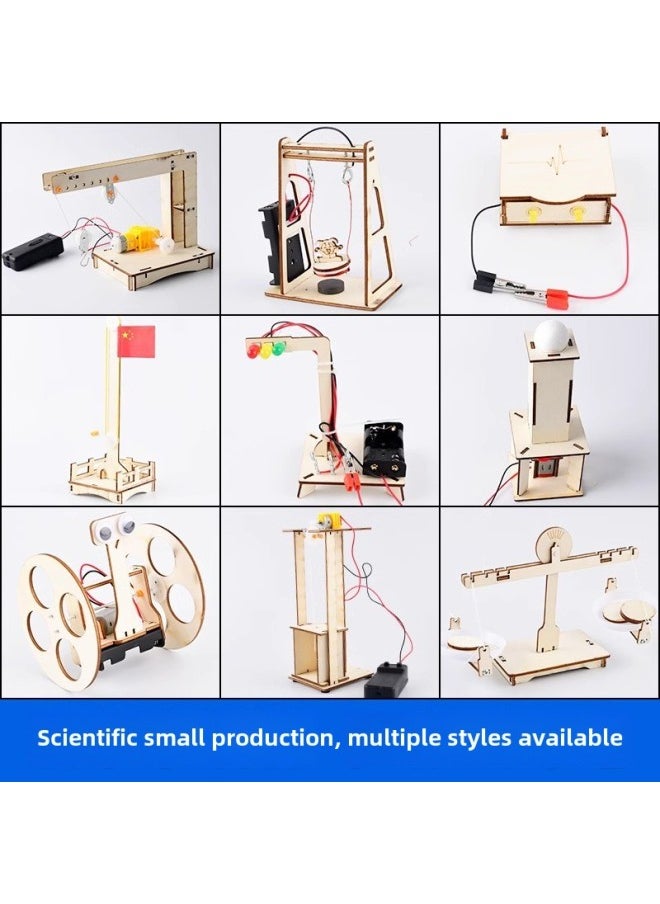 Generic - Science Small Experiment Suit Science And Technology Production Invention Diy Homemade Materials Primary School Students' Puzzle Science And Education Manual-Specifications:Thinking Development Series B 10 Sets - Image 1