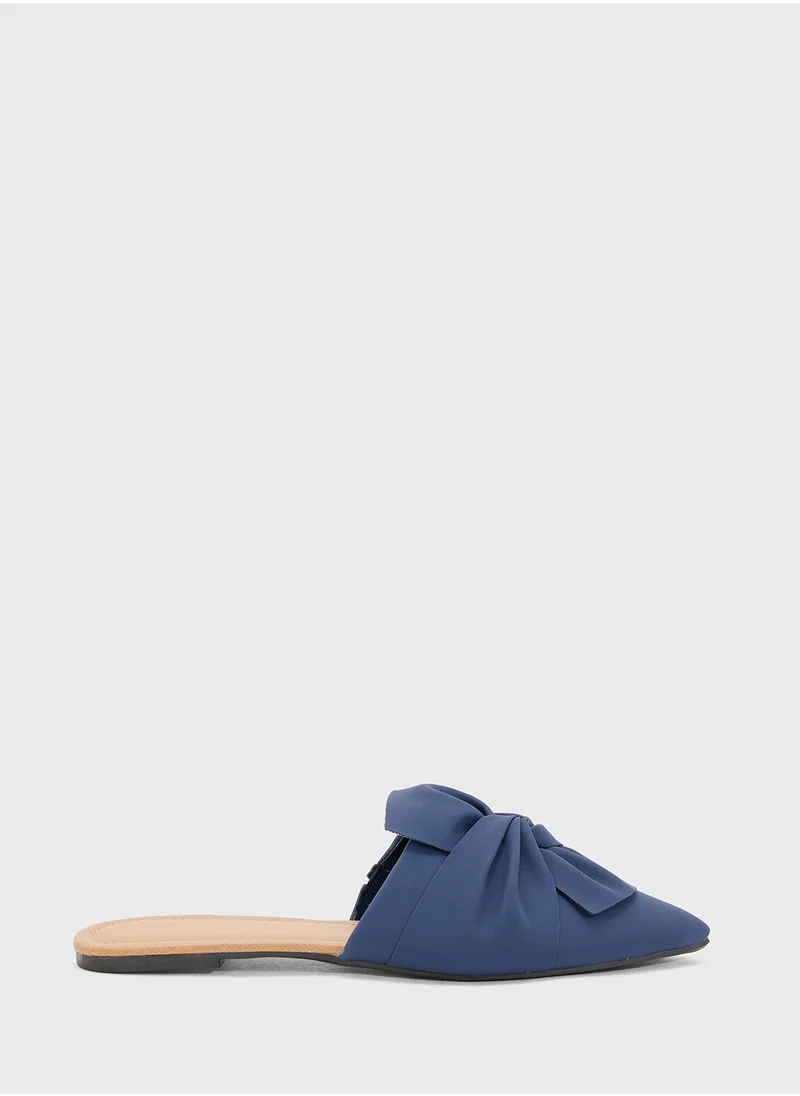 ELLA Knot Detail Mule