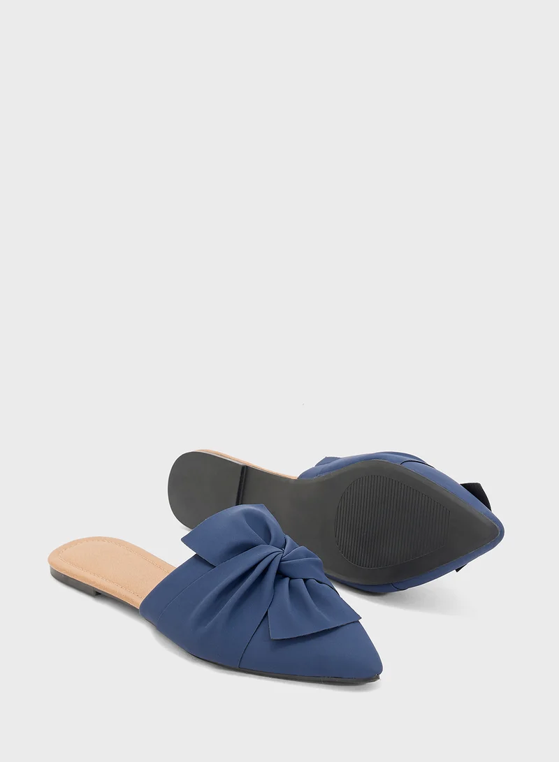 ELLA Knot Detail Mule