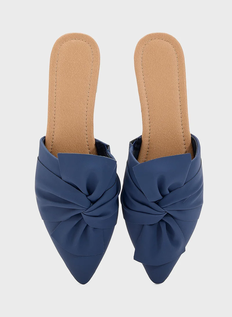 ELLA Knot Detail Mule