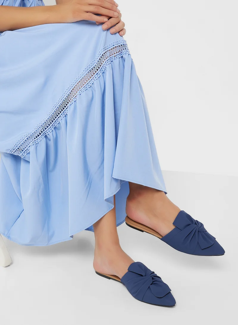ELLA Knot Detail Mule