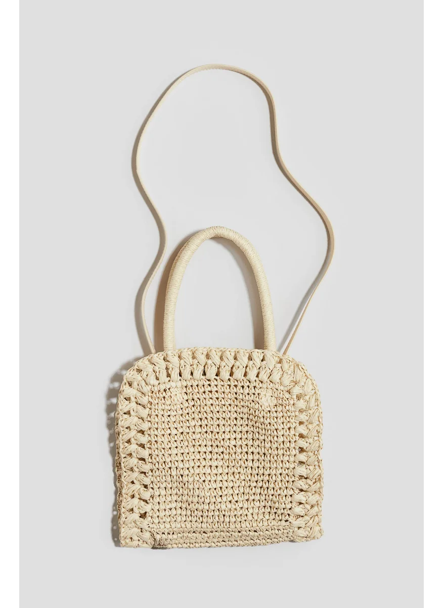اتش اند ام Straw Crossbody Bag