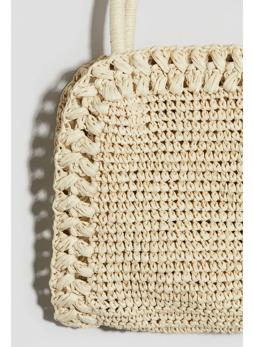 اتش اند ام Straw Crossbody Bag