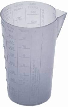 Rinkle Trendz Measuring Glass, Grams, Litre, Ounce - Multi Color - Image 1