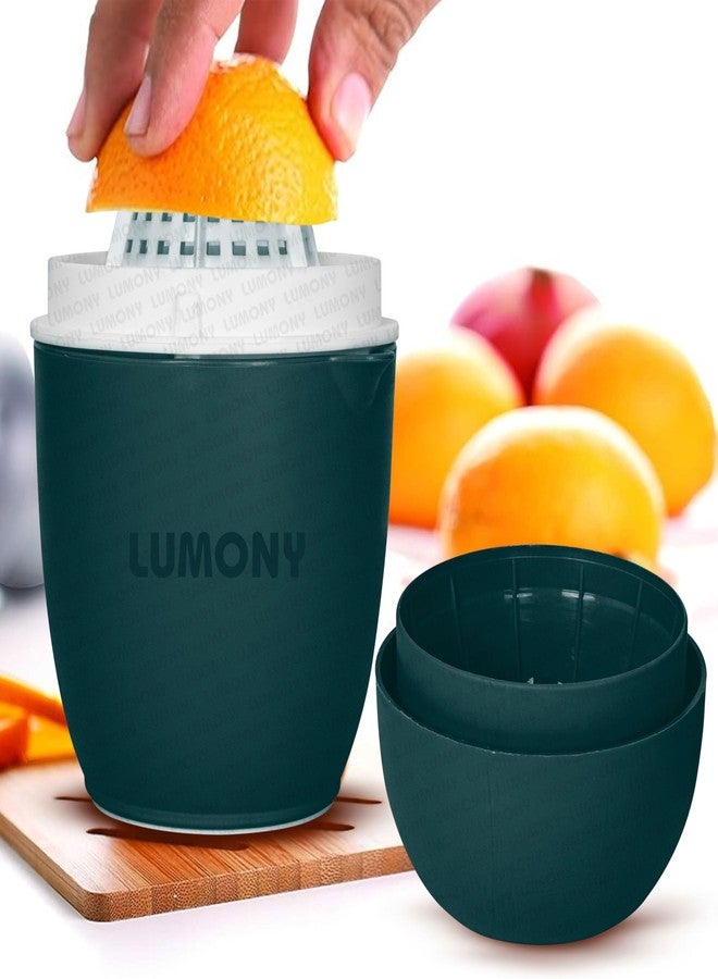 LUMONY عصارة يدوية منزلية من لوموني®، عصارة حمضيات يدوية، عصارة برتقال يدوية للفواكه، عصارة حمضيات يدوية وخضراوات (خضراوات) - Image 2
