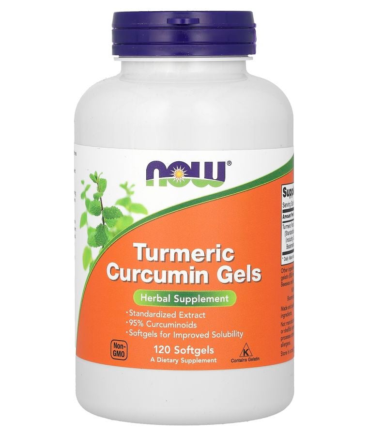 now Turmeric Curcumin Gels 475 mg 120 Softgels