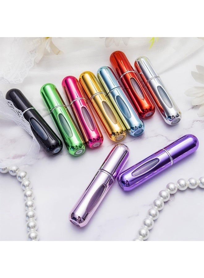 Portable Mini Refillable Atomizer Perfume Bottle, 5ml Refillable Atomizer Perfume Spray, Scent Pump Case for Traveling and Outgoing (4 Pack) - Image 2