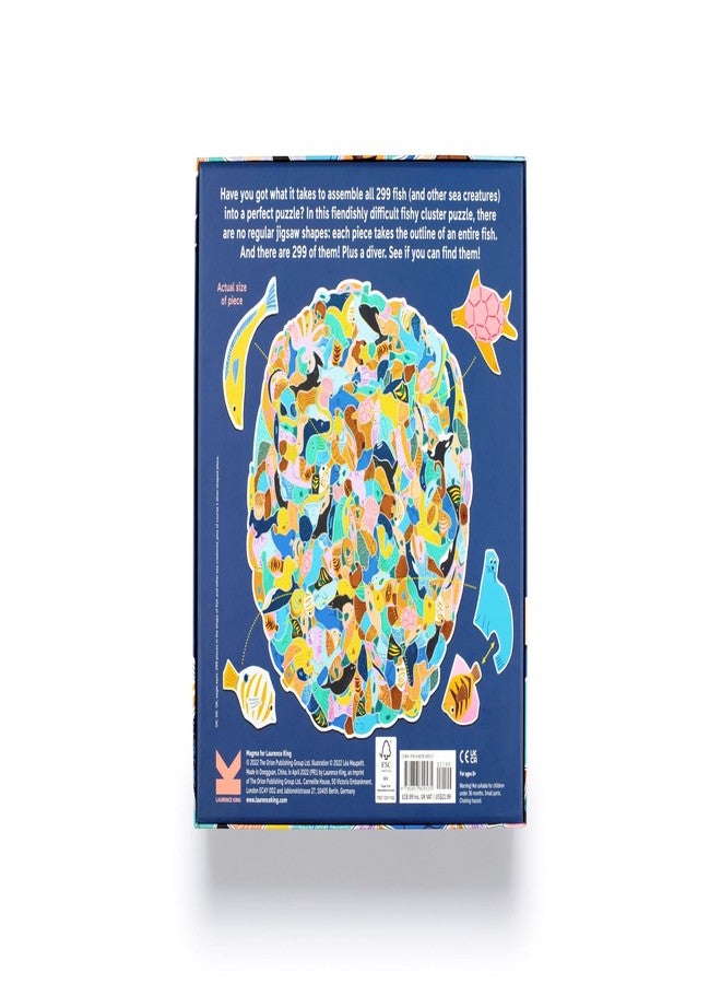 Laurence King 299 Fish (and a Diver) 300 Piece Cluster Puzzle - Image 3