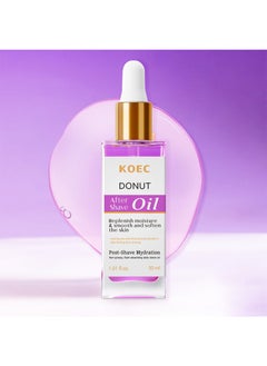 KOEC Donut Shave Oil Aftershave and Ingrown Hair Bikini Treatment Razor Bump Treatment for Women,Post-Shave Hydration Non-greasy,Fash-absorbing Daily Shave Oil,After Shave Perfume Oil for All Skin-1.01 oz  - Image 4