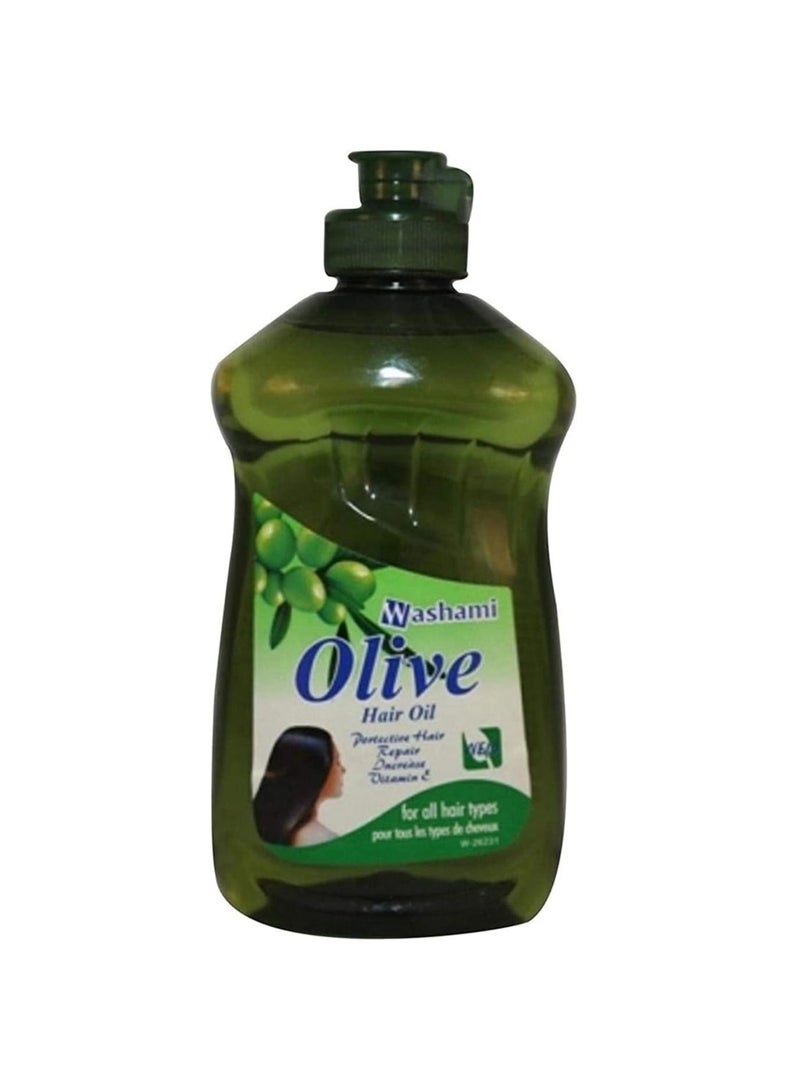 WASHAMI Olive Hair Oil 250ml - Image 1