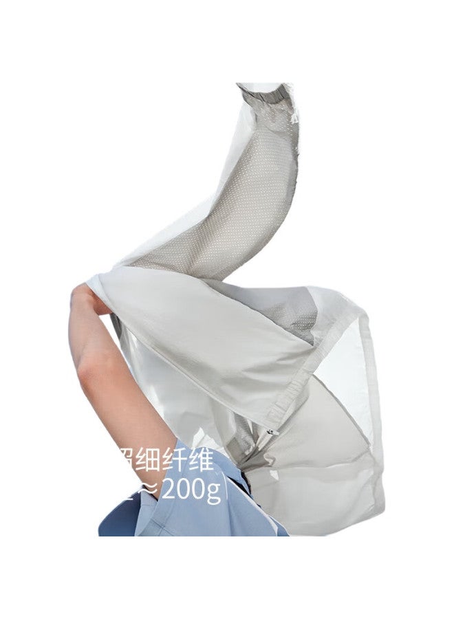 Beneunder Sun Protection Jacket Men'S Skin Clothing Uv Cooling Breathable Water Repellent Outdoor Sports Ts11424 Blue White Xxl - Image 2