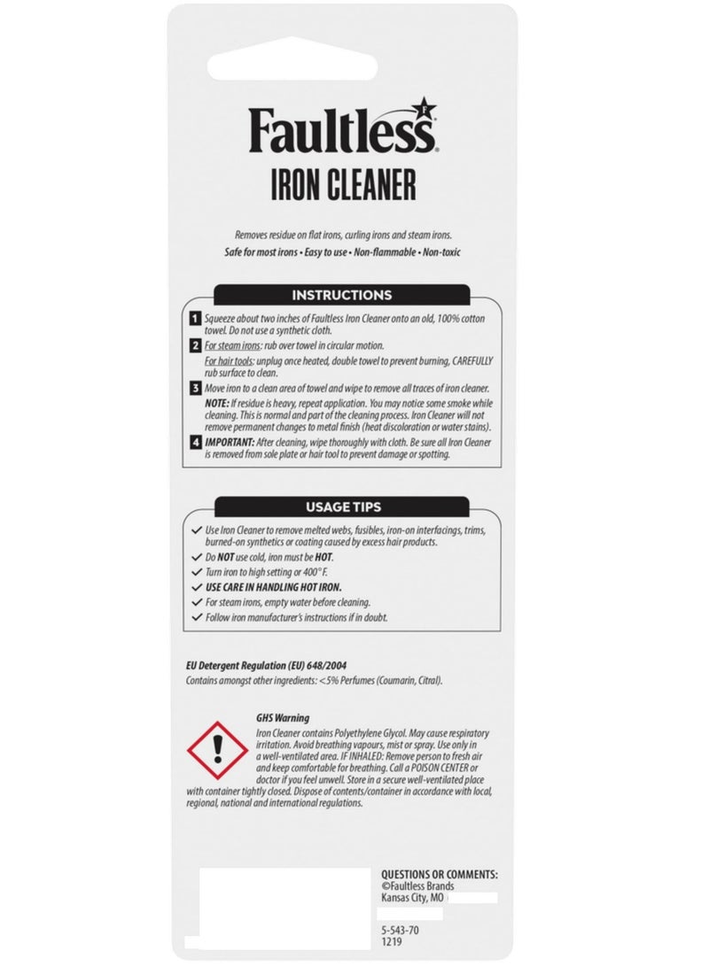 فولتلس منظف ​​المكواة الساخنة 28 جرام لمكاوي تمليس الشعر وبكروه - Image 3