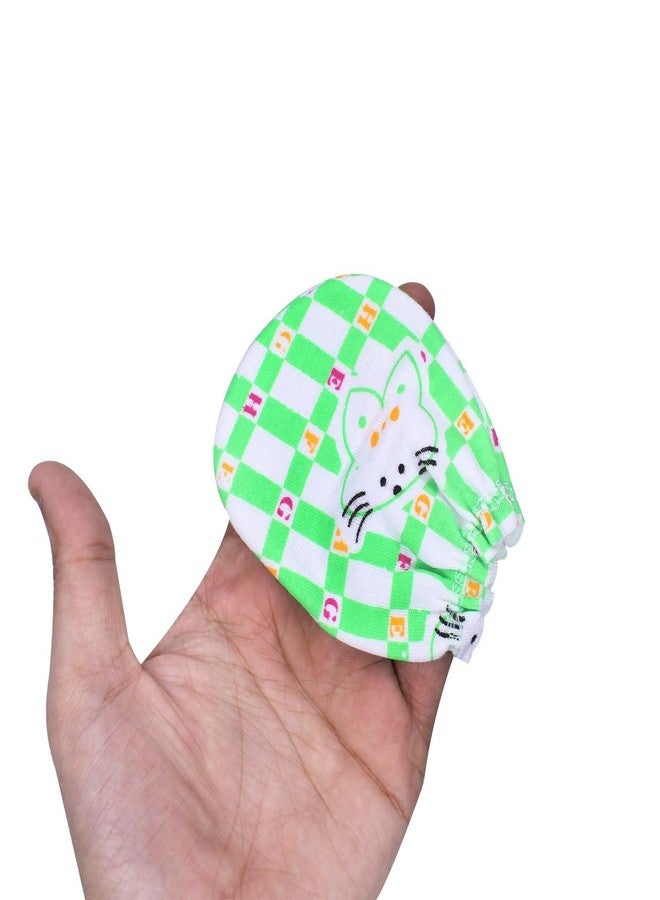 Fully Soft Cotton Baby Caps Mittens and Booties Set For Newborn Babies (0-6 Months) Pack of 2 Sets (Model 2, Standard) - Image 4