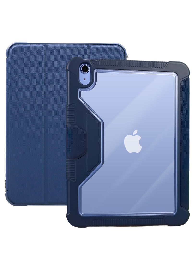 general for iPad A16 11th Generation Case 11 Inch 2025, for iPad Case 11th Gen with Clear Back Shell, Trifold Stand Protective Cover with Pencil Holder, Auto Sleep/Wake