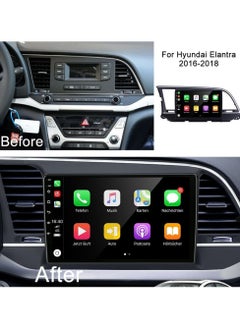 Vierex Android Car Stereo Screen For Hyundai Elantra 2016 2017 2018 Support Apple Carplay Android Auto Wireless QLED 4GB RAM Fast Interface AHD Camera Included SIM Card Bluetooth USB QLED  - Image 2