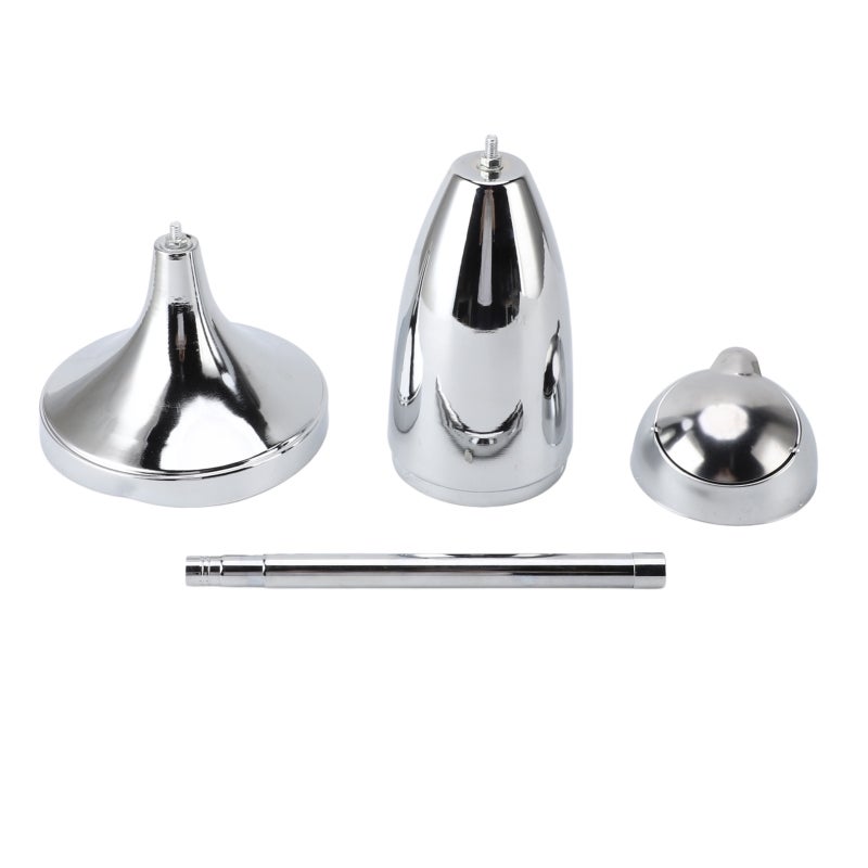 Polished Design Adjustable Height Self-Cleaning Ashtray 100 Cigarette Butt Capacity Telescopic Pole - Detachable Structure with Double Edges for Safety for Indoor Outdoor Use - Image 1