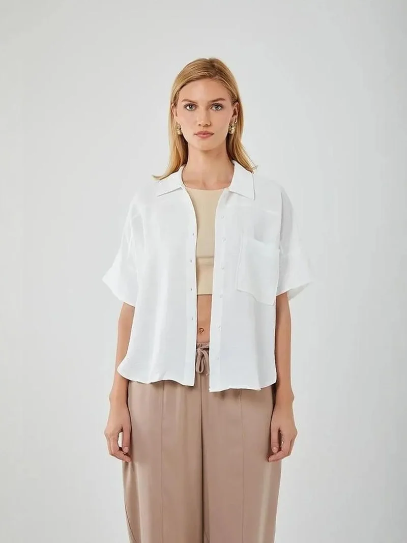 MixRay Mixray Short Sleeve Relaxed Fit Shirt