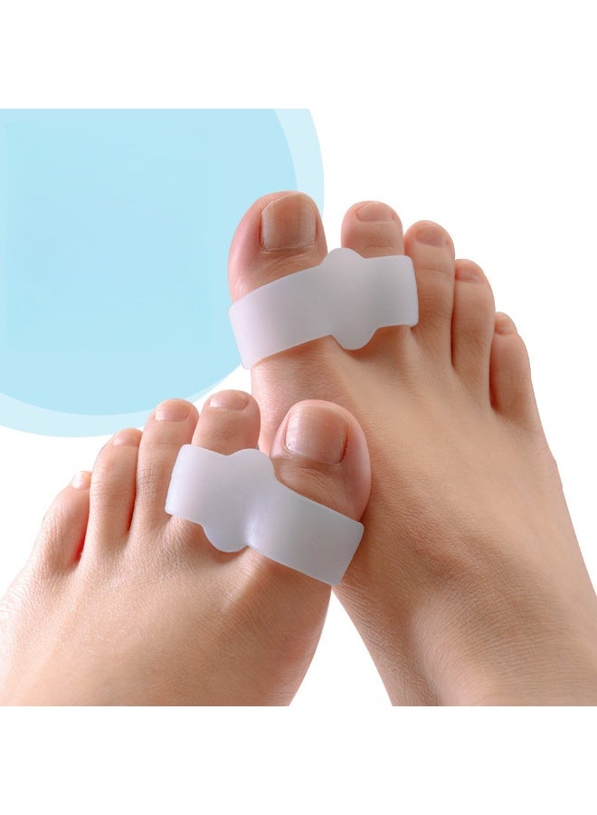 جودة زوج من مقومات انحراف إبهام القدم (Hallux Valgus)، أداة استقامة إصبع القدم الكبير مع فاصل أصابع، طقم عناية بالقدم للاستخدام النهاري والليلي - Image 2